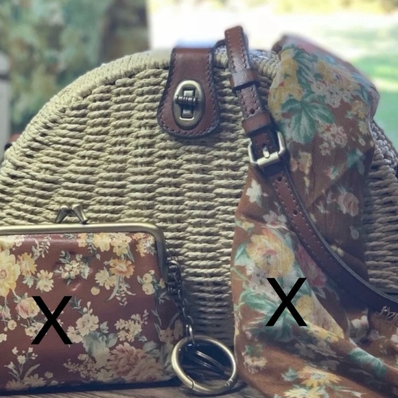 PATRICIA NASH Susella Wicker Handbag Crossbody.  NWT - Picture 3 of 5